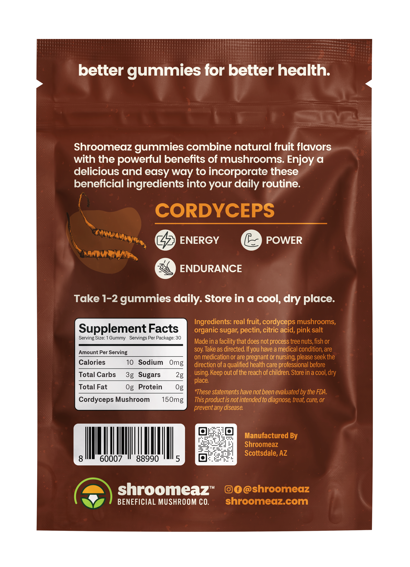 Mushroom Gummies - Cordyceps