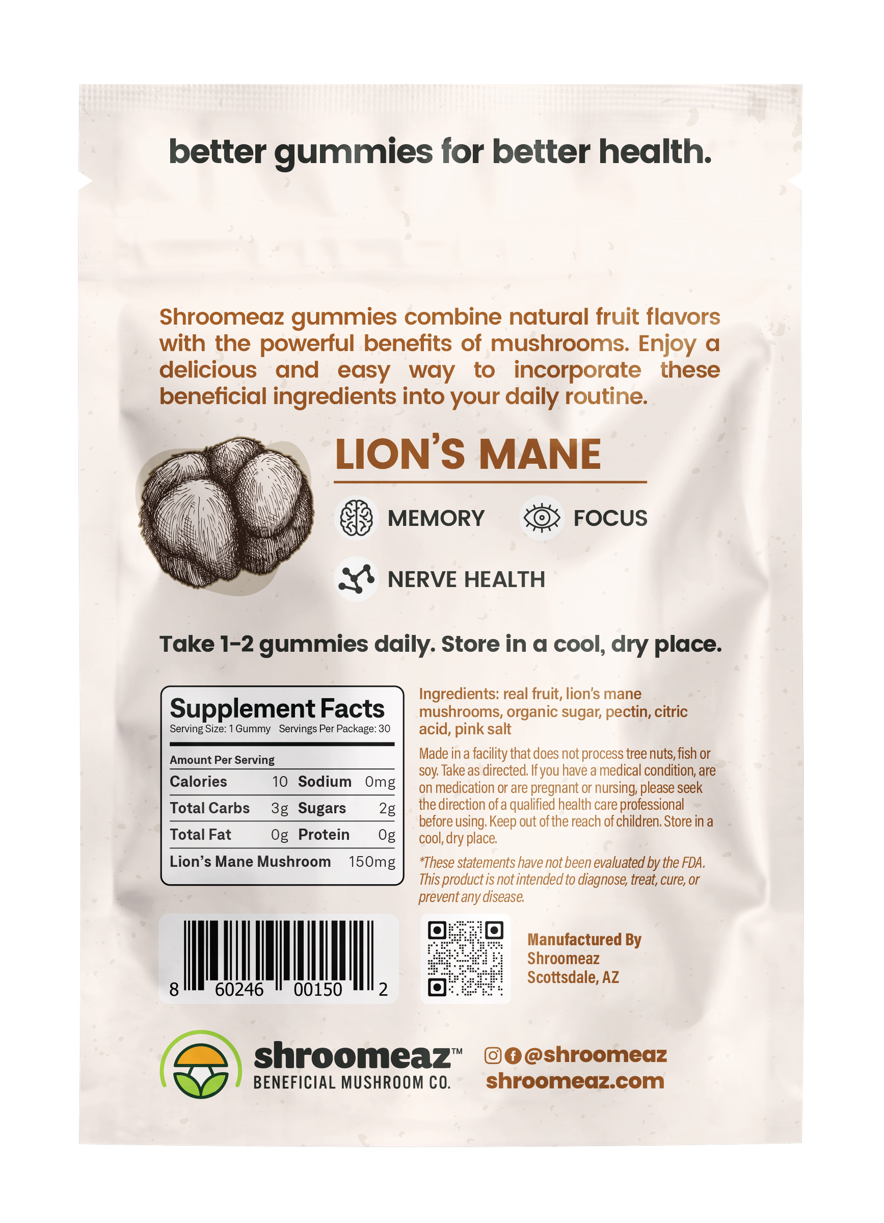 Mushroom Gummies - Lion's Mane