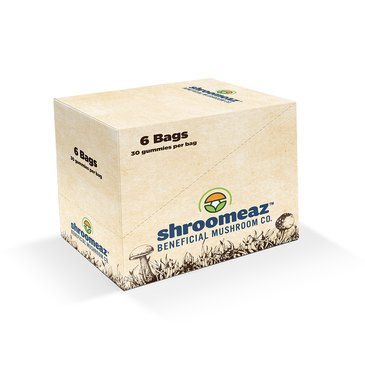 Shroomeaz Gummies (6 bag) Case