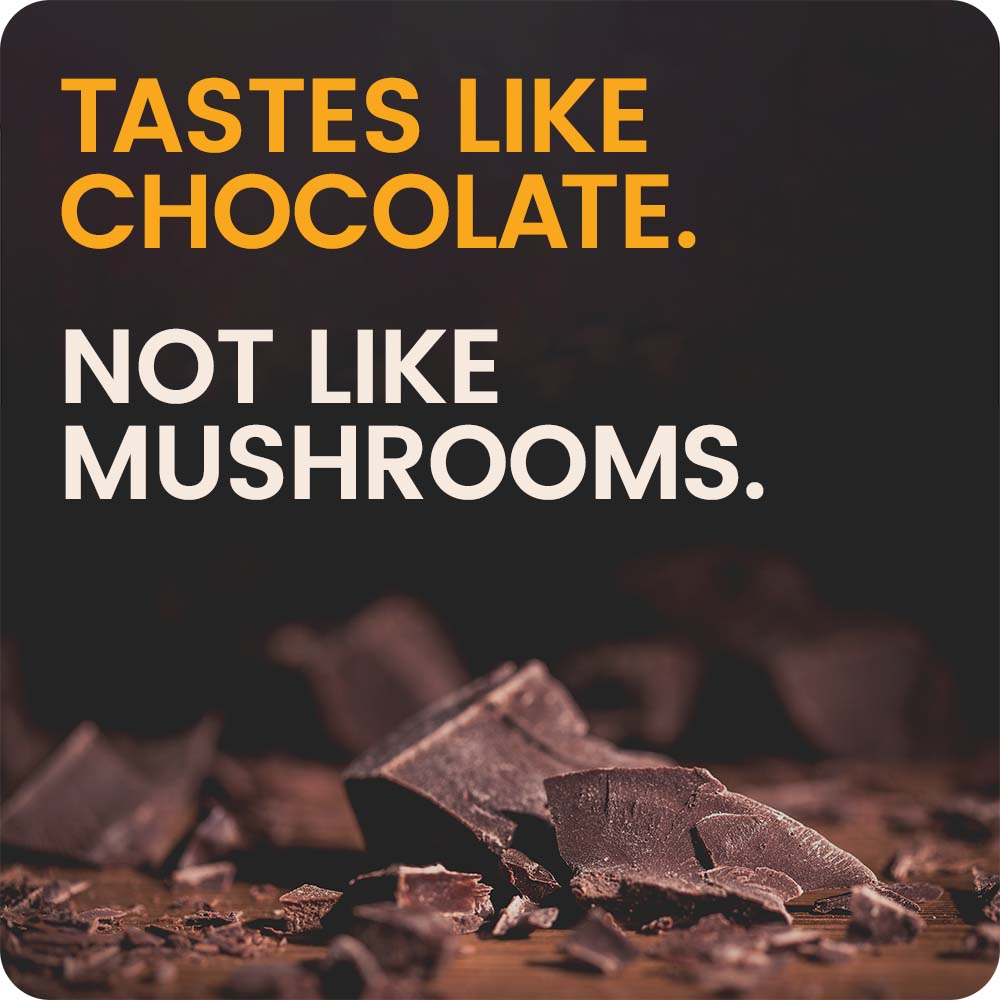 Shroomeaz Functional Mushroom Chocolate Bar with Lion's Mane - Vegan - 70% Dark Chocolate - Only 3g of Added Sugar, 3 Count