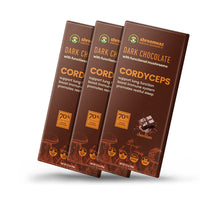 Load image into Gallery viewer, Dark Chocolate Bar (70%) With Functional Mushrooms (3 pack)
