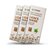 Load image into Gallery viewer, Dark Chocolate Bar (70%) With Functional Mushrooms (3 pack)

